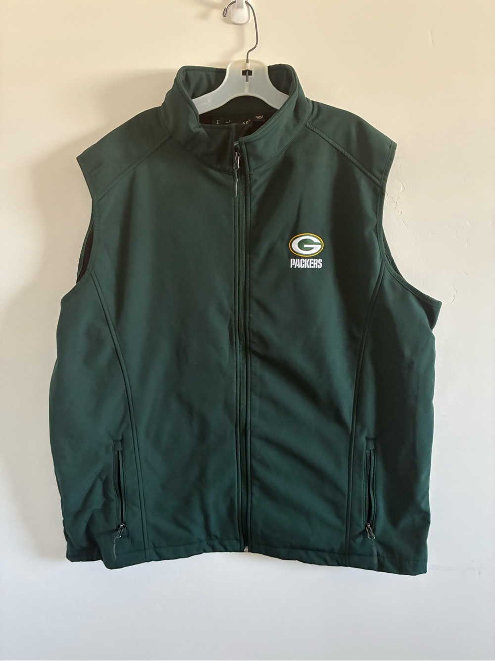 Green Bay Packers Men's Softshell Vest - Team Logo dunbrooke size xxl